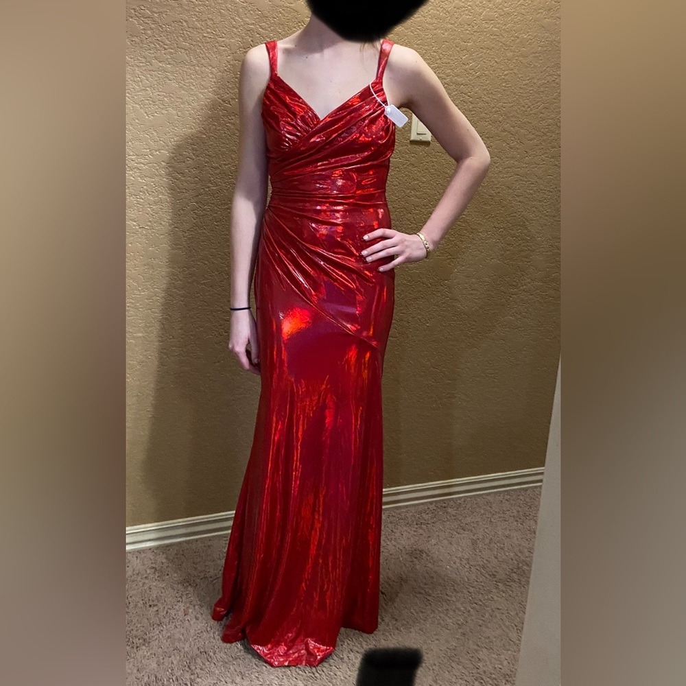 Shiny Red Evening, Prom, Costume Dress.  NWT!